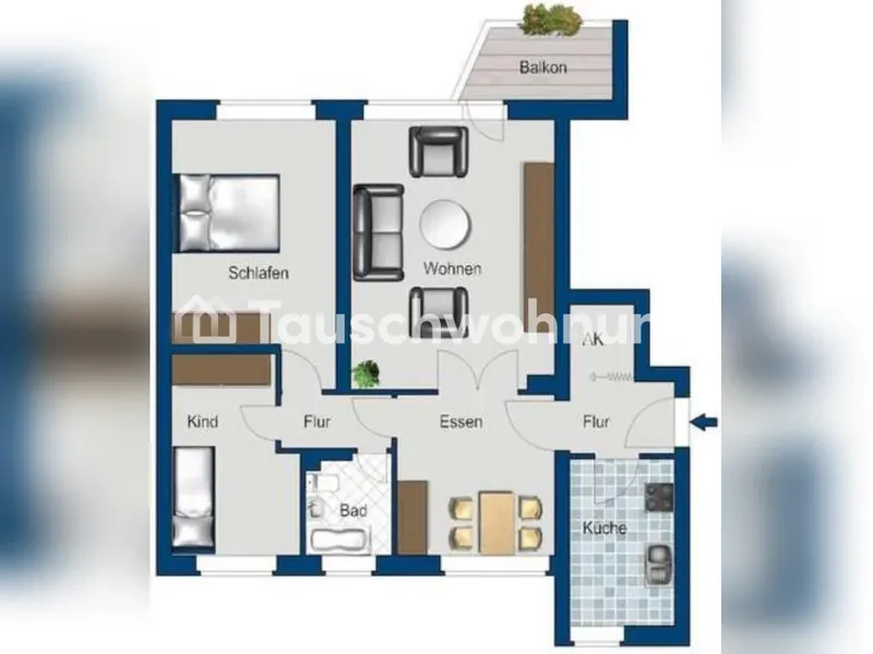 Tauschwohnung: 3,5-Zimmer-Wohnung in Friedenau/ Schöneberg — photo 1